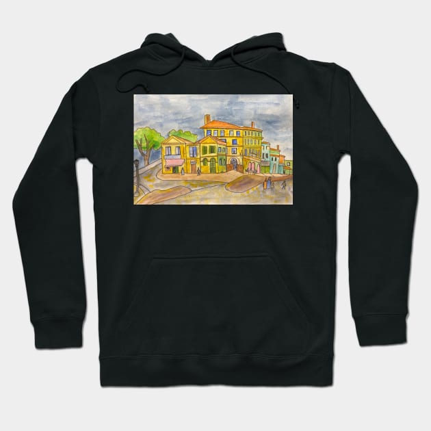 My Version of The Yellow House Hoodie by natees33